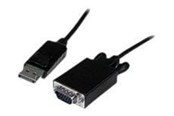 Beelscherm- en tv-kabel - StarTech.com DisplayPort Aan VGA AV / multimedia paneel Cable DP Aan VGA - DP2VGAMM3B