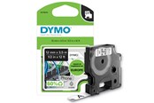 Papier, fotopapier en etiketten - DYMO D1 Flexible Nylon Labels 12mm x 3.5m Roll Zwart Print on Wit Self-Adhesive Labels for LabelManager Label Printers Authentic - S0718040