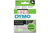 Papier, fotopapier en etiketten - DYMO ® D1 Tape 12mm x 7m red on white - S0720550