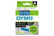 Papier, fotopapier en etiketten - DYMO ® D1 Tape 12mm x 7m black on blue - S0720560