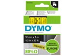 Papier, fotopapier en etiketten - DYMO D1 Labels Zwart print on Geel 12mm x 7m Self-Adhesive Labels for LabelManager Label Printers Authentic - S0720580