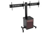 Muurbevestigingen, AV-bevestigingen & AV-meubels - Multibrackets M Public Display Stand 180 Dual MediaBox4 Black - Max 80 kg - recommended for 55" - 7350022737785