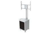 Muurbevestigingen, AV-bevestigingen & AV-meubels - Multibrackets M Public Display Stand 180 Single MediaBox4 Silver - Max 40 kg - recommended for 55" - 7350022737754