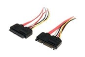 Kabels - diversen - StarTech.com 12in 22 Pin SATA Power and Data Extension Cable - SATA22PEXT