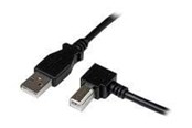 USB-kabel - StarTech.com USB 2.0 A Aan Right Angle B Cable - USBAB1MR