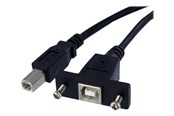 USB-kabel - StarTech.com Panel Mount USB-kabel B Aan B - USBPNLBFBM3