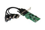 Netwerk-adapter (netwerkkaart, printserver, enz.) - StarTech.com 4 Port PCI Express PCIe Serial Combo Card - PEX4S232485