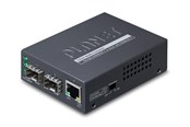 Repeater & zendontvanger - PLANET GT-1205A Media Converter 10/100/1000BASE-T to Dual 100/1000BASE-X SFP - GT-1205A