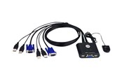 KVM Switch - ATEN CS22U - KVM-schakelaar - 2 ports - CS22U-A