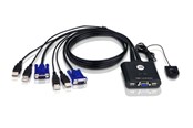 KVM Switch - ATEN CS22U - KVM-schakelaar - 2 ports - CS22U-AT