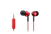 Headphones/Headsets - Sony MDR-EX110AP Headset - Rood - MDREX110APR.CE7