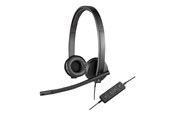 Headphones/Headsets - Logitech USB Headset H570e - Zwart - 981-000575