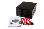 Harde schijf accessoires - StarTech.com 3 Bay Trayless Hot Swap 3.5" SATA HDD Mobile Rack Backplane - HSB3SATSASBA