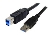 USB-kabel - StarTech.com SuperSpeed USB 3.0 Cable A to B - USB3SAB3MBK