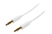 Audiokabel - StarTech.com Slim 3.5mm Stereo Audiokabel - MU1MMMSWH