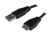 USB-kabel - StarTech.com Slim SuperSpeed USB 3.0 A to Micro B Cable - USB3AUB2MS