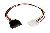 Voedingskabel (intern) - StarTech.com SATA Aan Molex LP4 Stroom Cable AV / multimedia paneel - LP4SATAFM12