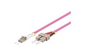 Netwerk - kabel - Pro Fiber Optical LC - SC OM4 - 2m - Rood - 2m - 4040849959448