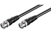 Beelscherm- en tv-kabel - Pro Audio & Video BNC Cable - 0.5m - Zwart - 4040849504136