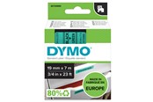 Papier, fotopapier en etiketten - DYMO ® D1 Tape 19mm x 7m black on green - S0720890