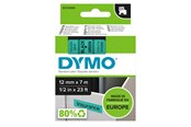 Papier, fotopapier en etiketten - DYMO ® D1 Tape 12mm x 7m black on green - S0720590