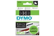 Papier, fotopapier en etiketten - DYMO D1 Labels Wit Print on Zwart 19mm x 7m Self-Adhesive Labels for LabelManager Label Printers Authentic - S0720910
