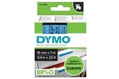 Papier, fotopapier en etiketten - DYMO Authentic D1 Labels 19mm x 7m Roll Zwart Print on Blauw Self-Adhesive Labels for LabelManager Label Printers - S0720860