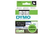 Papier, fotopapier en etiketten - DYMO ® D1 Tape 24mm x 7m black on transparent - S0720920