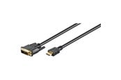 Beelscherm- en tv-kabel - Pro HDMI - DVI-D - 5m - Zwart - HDMIDVI-D-5