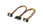 SATA - ATA-kabel - Pro SATA-voeding Cable x2 - 90° - 0.20m - 4040849951152