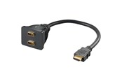 Beelscherm- en tv-kabel - Pro HDMI AV / multimedia paneel - 2xHDMI - 4040849687846