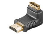 Beelscherm- en tv-kabel - Pro HDMI angled & bended adapter 270° - 4040849517273