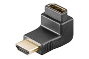 Beelscherm- en tv-kabel - Pro HDMI angled & bended AV / multimedia paneel 90° - 4040849687822