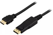 Beelscherm- en tv-kabel - Pro DisplayPort 1.2 - HDMI 1.4 - 3m - Zwart - DPHDMI-3