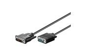 Beelscherm- en tv-kabel - Pro DVI-I SL - VGA Cable - Black - 1m - 4040849509896