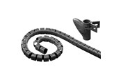 Kabelgoot, Kabelhoes & Kabelbinders - Pro Wiretube 2.5m - Zwart - 4040849519246
