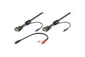 Beelscherm- en tv-kabel - Pro VGA & Audio FullHD - Zwart - 3m - 4040849939693