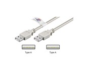 USB-kabel - Pro USB-A <-> USB-A - 1.8m - Grijs - 4040849689147