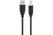 USB-kabel - Pro USB-A <-> USB-B 2.0 - 5m - Zwart - 4040849689024