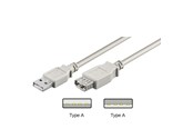 USB-kabel - Pro USB-A <-> USB-A - 1.8m - Grijs - 4040849509605