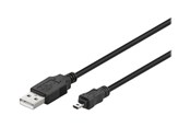 USB-kabel - Pro USB-A <-> USB Mini-B (8-pin) - 1.8m - Zwart - 4040849939723