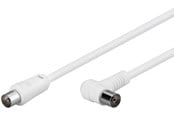 Antennekabel / connector - Pro Antenna cable angled 1x90° (IEC female/male) 80 dB - 2.5m - 4040849673603