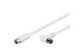 Antennekabel / connector - Pro Antenna cable angled 1x90° (IEC female/male) 80 dB - 5m - 4040849115226