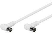 Antennekabel / connector - Pro Antennekabel met 2x90° hoek (IEC vrouwelijk/mannelijk) 80 dB - 1,5m - 4040849673535