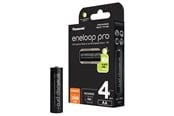 Batterij - Panasonic Eneloop Pro battery - 4 x AA type - NiMH - BK-3HCDE/4BE