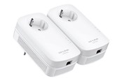 Netwerkapparatuur & Uitbreiding naar draadloos - TP-Link TL-PA8010P KIT AV1300 Gigabit Passthrough Powerline Starter Kit - TL-PA8010P KIT