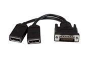 Beelscherm- en tv-kabel - StarTech.com LFH 59 Male Aan Dual Female DisplayPort DMS 59 Cable - DMSDPDP1