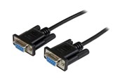 Parallelle / seriële kabel - StarTech.com DB9 RS232 Seriële Null Modem Kabel - SCNM9FF2MBK