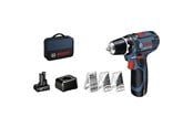 Elektrische schroevendraaier & boor - Bosch Professional Accuschroevendraaier GSR 10.8-2-LI Set - 0615990G6L