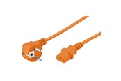 Voedingskabel (extern) - Pro Power cable C13 1x90° - Oranje - 3m - 4040849952890
